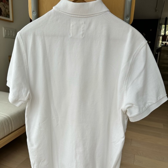 J. Crew White Polo Shirt with Green Logo - Picture 2 of 10